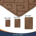 thumbnail image 6 of Walensee Indoor Doormat, Front Door Mat for Entrance, 36"x59" Brown, 6 of 8