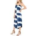 thumbnail image 5 of SSOULM Women's Pleated Spaghetti Strap Wide Leg Palazzo Capri Jumpsuit with Plus Size, 5 of 6