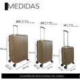 thumbnail image 2 of Set Juego De 3 Maletas Rigidas Y Resistente Jony Para Viaje Ruedas 360 Candado, 2 of 5