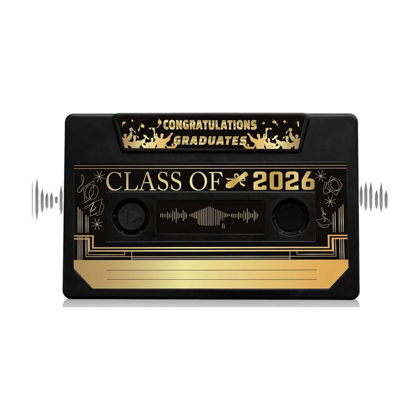 Xheghe Personalized Graduation Message Book with Audio Cards - Heartfelt Keepsake for Celebrating Graduates and Capturing Memories