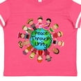 thumbnail image 4 of Inktastic Peace Through Unity Boys or Girls Toddler T-Shirt, 4 of 5