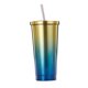 thumbnail image 2 of Taza de 500 ml BLESIY Tumbler con paja Oro, 2 of 5