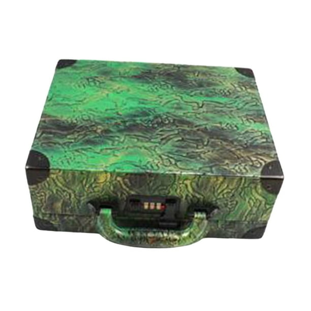 Estuche de peluquero Kits de herramientas Organizador Accesorios de belleza Peluquería Peluquería Estuche de transporte Viaje para cortaúñas Verde Yinane Caso de peluquero