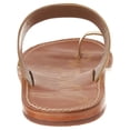 thumbnail image 2 of SAM EDELMAN Womens Gold Toe-Loop Arch Support Maxy Round Toe Slip On Leather Slide Sandals 5 M, 2 of 2