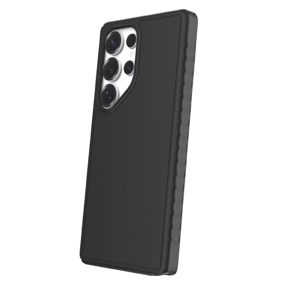 onn. Samsung Galaxy S25 Ultra Protective Gel Case with Corner Protection, Black