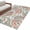 Orange, variant on Area Rug for Living Room, Paisley Flower Non-Slip Indoor Large Carpet for Bedroom/Dining Room, Spring Watercolor Floral Leaf Plant Orange Washable Low-Profile Rectangle Floor Runner Rugs - 4 x 6 Ft