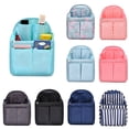 thumbnail image 1 of Mochila escolar, bolso medio, organizador, mochila de viaje, bolso interior para mujer, mochila organizadora, bolsa de almacenamiento de gran capacidad, azul oscuro ShuxiuWang 8390614289154, 1 of 1