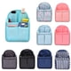 thumbnail image 1 of Mochila escolar, bolso medio, organizador, mochila de viaje, bolso interior para mujer, mochila organizadora, bolsa de almacenamiento de gran capacidad, azul oscuro ShuxiuWang 8390614289154, 1 of 1
