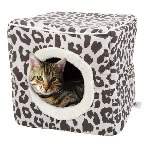 PETMAKER Cat House for Rabbits, Guinea Pigs and Other Animals, Animal Print