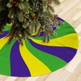 thumbnail image 2 of Mardi Gras Tree Skirt, Carnival Mardi Gras Masquerade 36IN Christmas Tree Skirts for Christmas Decor Xmas Holiday Party Mat Ornaments Decorations, 2 of 4