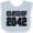 Blue and White, variant on Inktastic Class of 2042 Boys or Girls Baby Bib