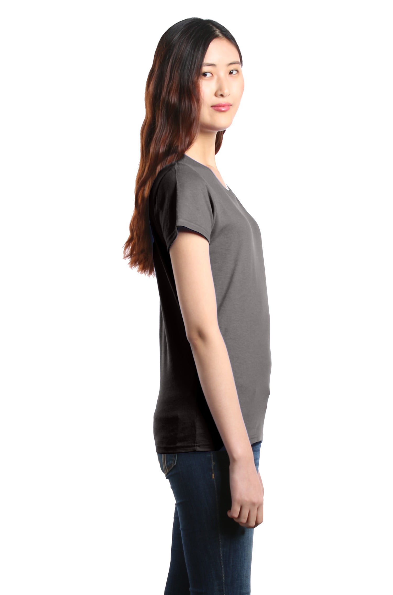 Shop4Ever Women's Grow Your Awareness Autism Puzzle Tree Graphic T-Shirt Small Charcoal