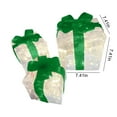 thumbnail image 2 of Christmas Gift Box 3 Piece Folding Christmas Gift Box Luminous Christmas Gift Box Christmas Lantern Festival String, 2 of 7
