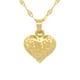 thumbnail image 1 of Cadena Y Dije Casa del Anillo Corazón Facetado Oro Sólido 10K Amarillo, 1 of 5