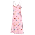 thumbnail image 6 of Censtreet Womens Sleeveless Nightgown Summer Full Slip Nightshirt Print Nightwear Full Length Loungewear Soft Nightdress, 6 of 8