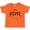 Orange, variant on Inktastic It's Home- State of Nebraska Outline Distressed Text Boys or Girls Toddler T-Shirt