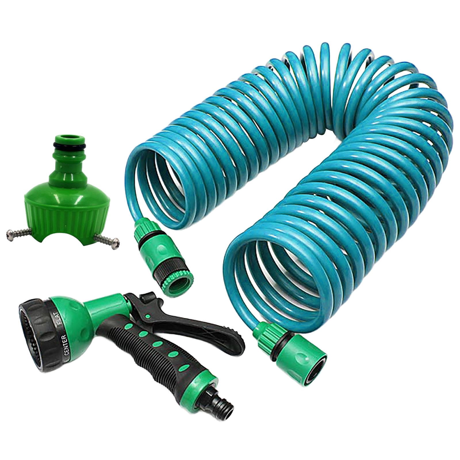 Nishiyuenyi Garden Hose Nozzle, Heavy Duty, Sprinkler High Pressure Hand Sprayer, for Lawn 15M
