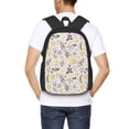 thumbnail image 6 of Balery Lavender Flowers Backpack for Men and Women - Durable 600D Oxford Cloth -Large Capacity, Water-Resistant School, Travel, and Hiking Bag, 6 of 9