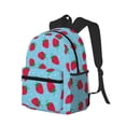 thumbnail image 2 of Lsque Strawberries Classic Casual Backpack - Large Capacity Water-Resistant Backpack for School, Work, Travel, and Outdoor Activities, 2 of 8