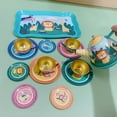 thumbnail image 2 of 14pcs Tea Party Set For Little Girls Kitchen Utensils Tableware Metal Princess Tea Party Set Pretend Play Toys For Kids Gifts Colorful fruit, 2 of 5