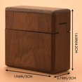 thumbnail image 4 of Caja de madera vintage para anillos de boda, caja de madera hecha a mano para joyas, boda, madera maciza, por, 4 of 4