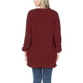 thumbnail image 6 of KOGMO Womens Popcorn Sweater Cardigan with Pockets, 6 of 6
