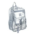 thumbnail image 6 of Eastsport Unisex Pro Cargo Clear 17" Backpack, Cool Grey, 6 of 8