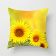 thumbnail image 1 of Panxico Pillow Cases,Spring Pillow Covers,Sunflower Farmhouse Pillow Covers 18x18 Hello Spring Flower Yellow And White Cushion Case Spring DecoratiSpring Decor,,Couch Pillow Covers,Clearance, 1 of 1