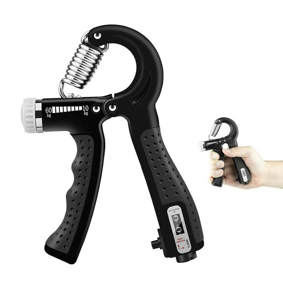 Hand Grip Strengthener Trainer - Hand Strengthener & Grip Strength - Forearm Grip Adjustable Resistance - Finger Stretcher, Hand Gripper, Finger Exerciser for Men/Women