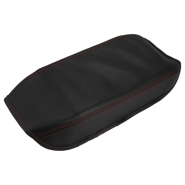 Unique Bargains Black Microfiber Leather Armrest Protector Cover Accessories Replacement for Honda Civic 2006-2013 Blue Line