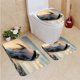 thumbnail image 1 of ABPHQTO Ballena jorobada salta del agua Juego de alfombras de baño de 3 piezas Alfombra de baño Alfombra de contorno y tapa de inodoro ABPHQTO Cont-CHAPPLE-27407, 1 of 2