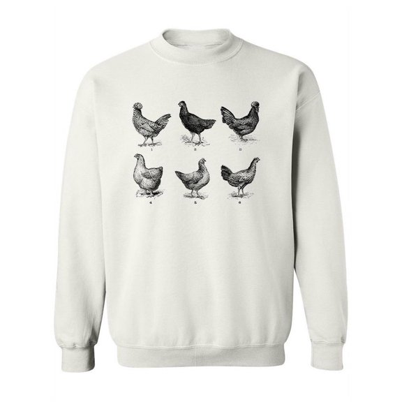 Hens Sweatshirt Women -Image by Shutterstock, Female Medium