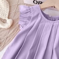 thumbnail image 5 of EnJoCho Toddler Baby Girl Dress Summer Cotton Linen Ruffl𝖾 Halte𝗋 Sleeveless Kids Casual Beach Par𝗍y Dresses 2-7 Years Toddler Summer Sleeveless 𝖲undress, 5 of 6