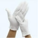 thumbnail image 2 of Guantes de algodón, 5 pares (10 piezas) de guantes de algodón blanco para mujeres y hombres, guantes de algodón elásticos lavables para joyería de monedas secas, color plateado, 2 of 5