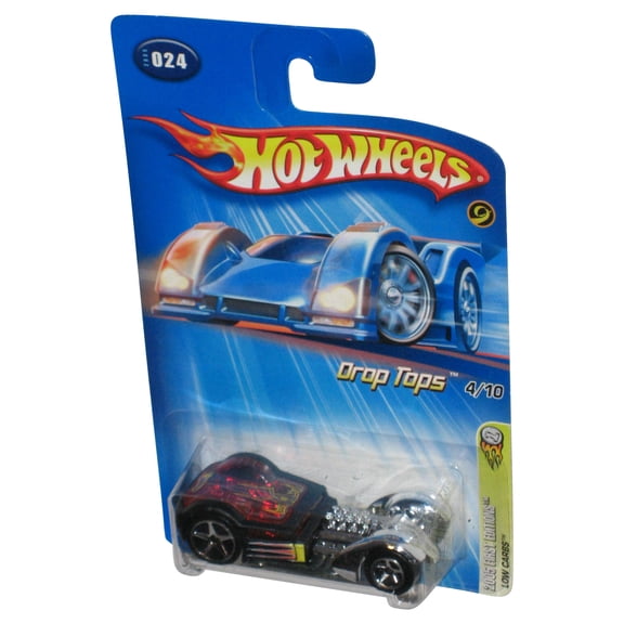 Hot Wheels 2005 First Editions Drop Tops 4/10 (2005) Black & Silver Toy Car #024
