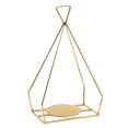 thumbnail image 4 of Candelabro BLESIY candelabro geométrico de alambre de metal dorado para hotel boda cumpleaños Estilo05, 4 of 8