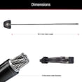 thumbnail image 3 of Master Lock Python Cable Lock, Cable Lock with Keys, Trail Camera and Kayak Locking Cable, 2 Pack, 8417T,Black, 3 of 7
