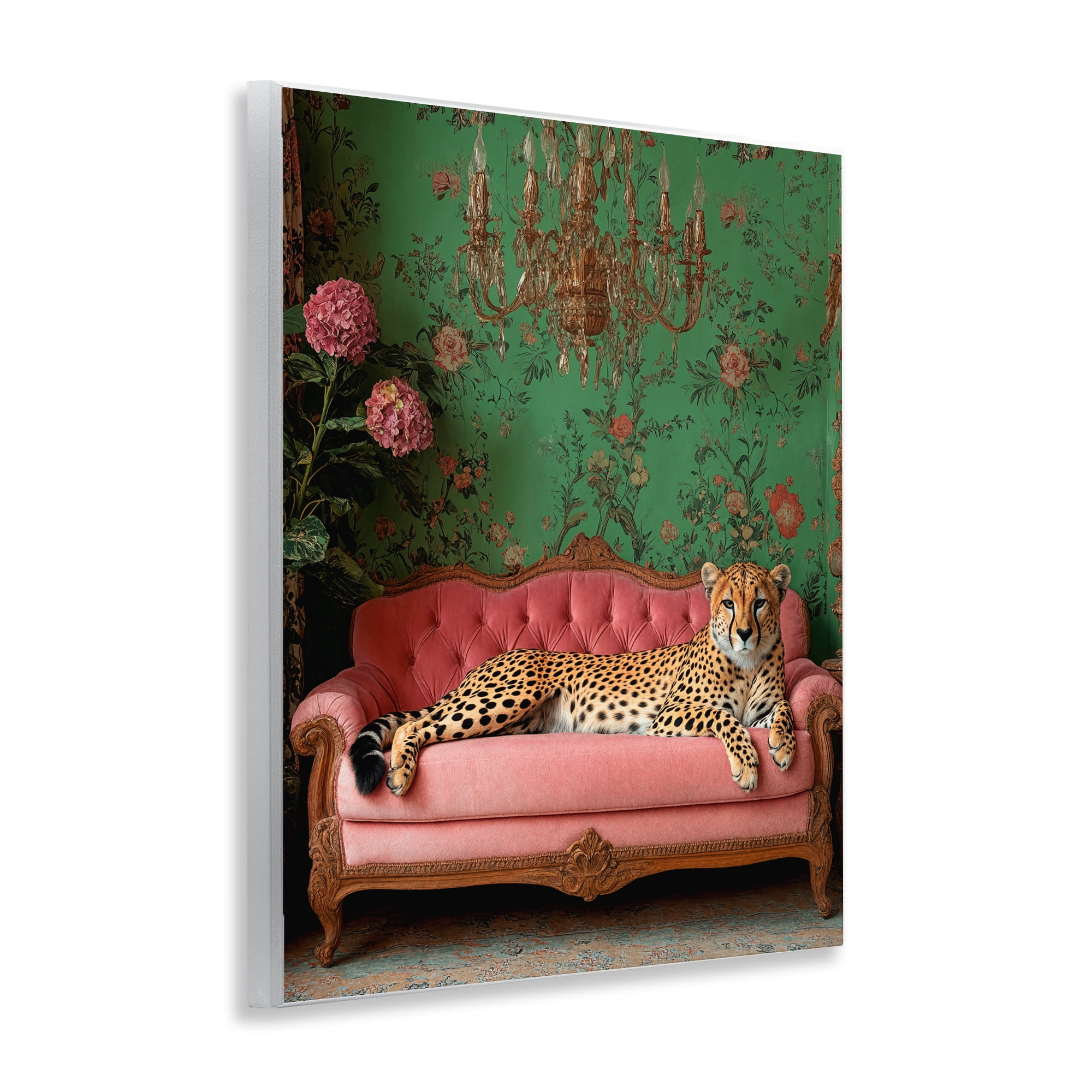 Stupell Industries Ornate Sophisticated Leopard Lounging Wall Plaque Art, design by Scott Stulberg