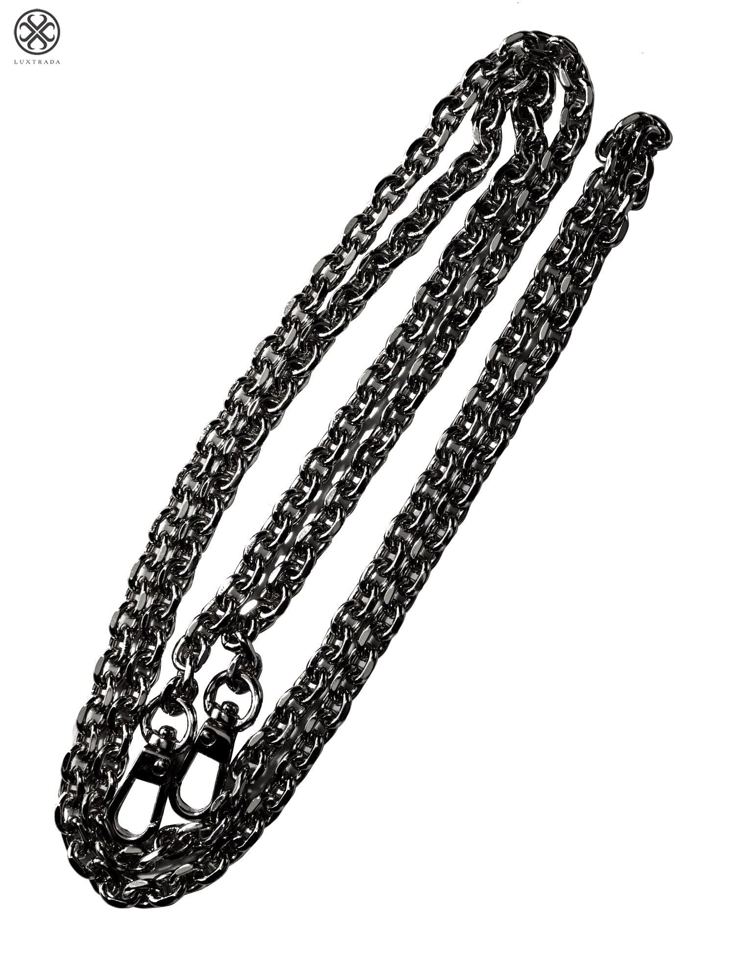  uxcell Purse Chain Strap, 47x0.22 Flat Chain Strap Handbag  Chains Accessories Purse Straps Shoulder Cross Body Replacement Strap, Gold  Tone