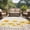 Yellow, variant on Round Area Rug 3 Ft, Turquoise Flowers Washable Non-Slip Circle Carpet for Living Room/Bedroom, Spring Retro Watercolor Botanical Floral Low-Profile Small Floor Mats Collection Rugs for Indoor