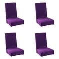 thumbnail image 1 of Kearding protector ancho del asiento del escritorio del color sólido del 4piece para el premio de la boda del banquete del hotel Decoración del hogar, 1 of 6