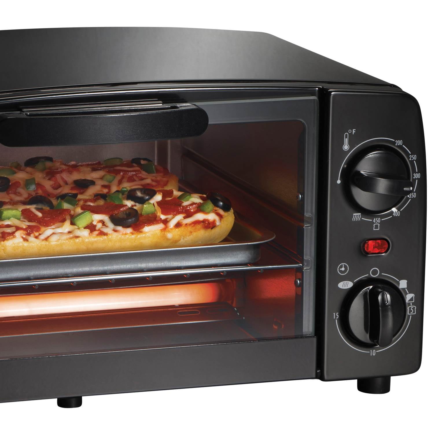 Layaway Proctor Silex 4 Slice Toaster Oven with Broiler - BLACK