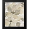 thumbnail image 2 of Vassileva, Silvia 12x14 Black Modern Framed Museum Art Print Titled - White on White Floral II Crop Neutral, 2 of 5