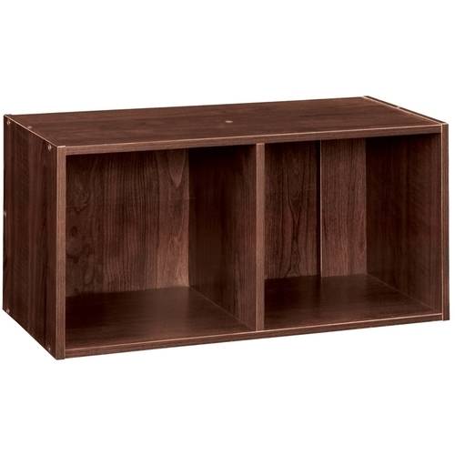 ClosetMaid 2-Cube Organizer, Dark Cherry