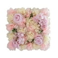 thumbnail image 2 of Panel de pared de flores artificiales, fondo floral para decoración de bodas. Rosa claro, 2 of 9