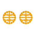thumbnail image 1 of ZheElen Cookie Mold Cooking Plastic Biscuit Plastic Biscuit Form Mould Form Mould Kitchen Baking Maker with Good Wishes B 2Set, 1 of 6