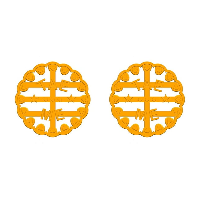 ZheElen Cookie Mold Cooking Plastic Biscuit Plastic Biscuit Form Mould Form Mould Kitchen Baking Maker with Good Wishes B 2Set