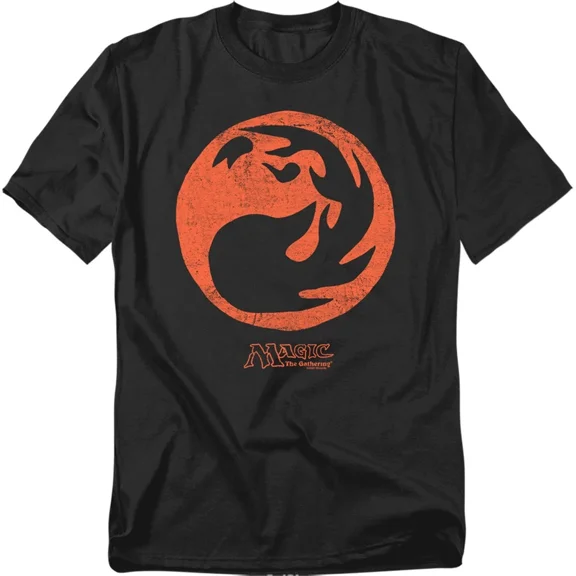 RARE Magic The Gathering - Red Symbol - Adult T-Shirt