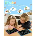 thumbnail image 2 of Lcd Writing Tablet For Kids, 8.5 Inch, Blue And Pink, 2 of 6