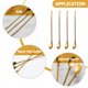 thumbnail image 4 of EeaseMX 4 cucharas de acero inoxidable reutilizables para beber y helado, 4 of 8